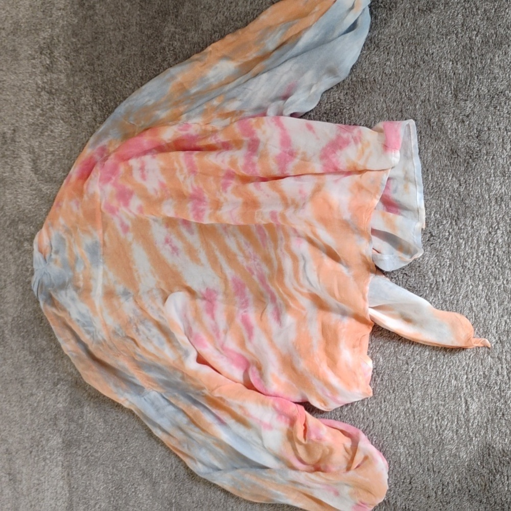 Young Fabulous & Broke Carmen Tie Dye Beach Wrap - Picture 6 of 8